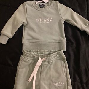Milano long sleeve shirt with shorts